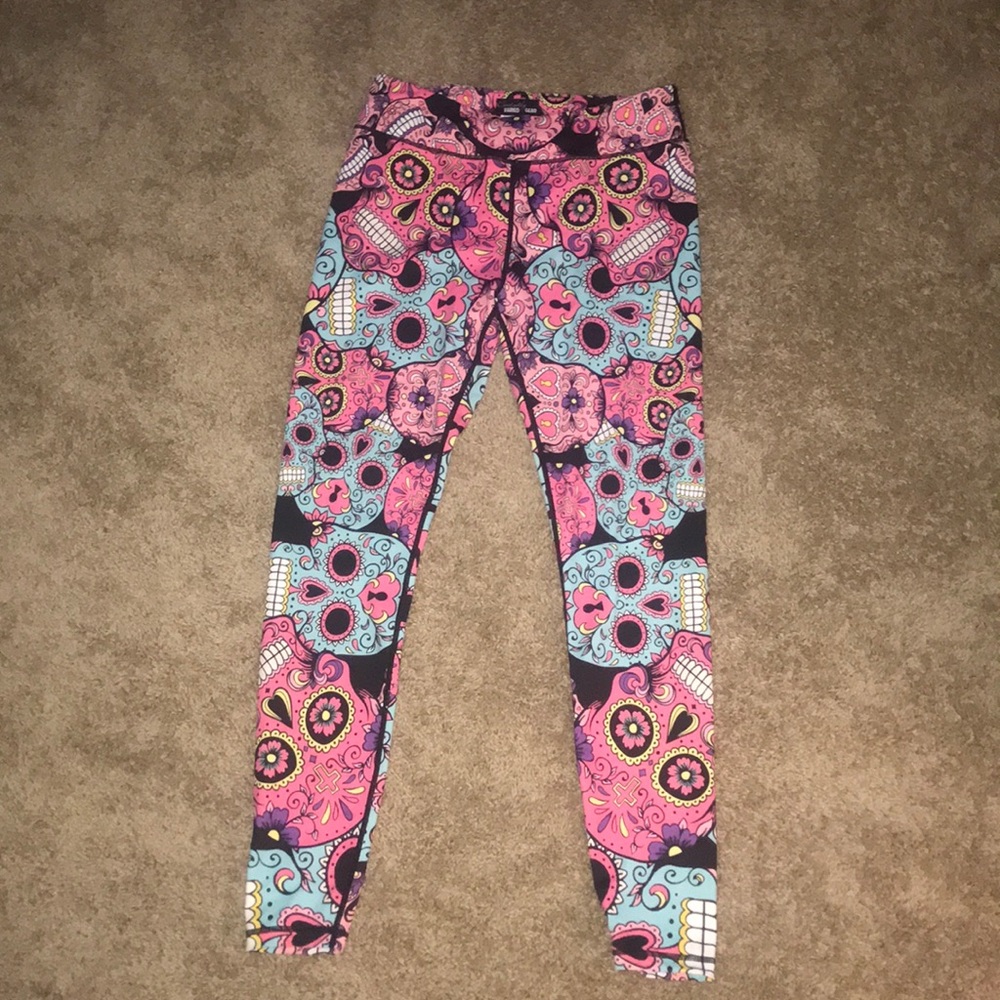 Sugar skull leggings